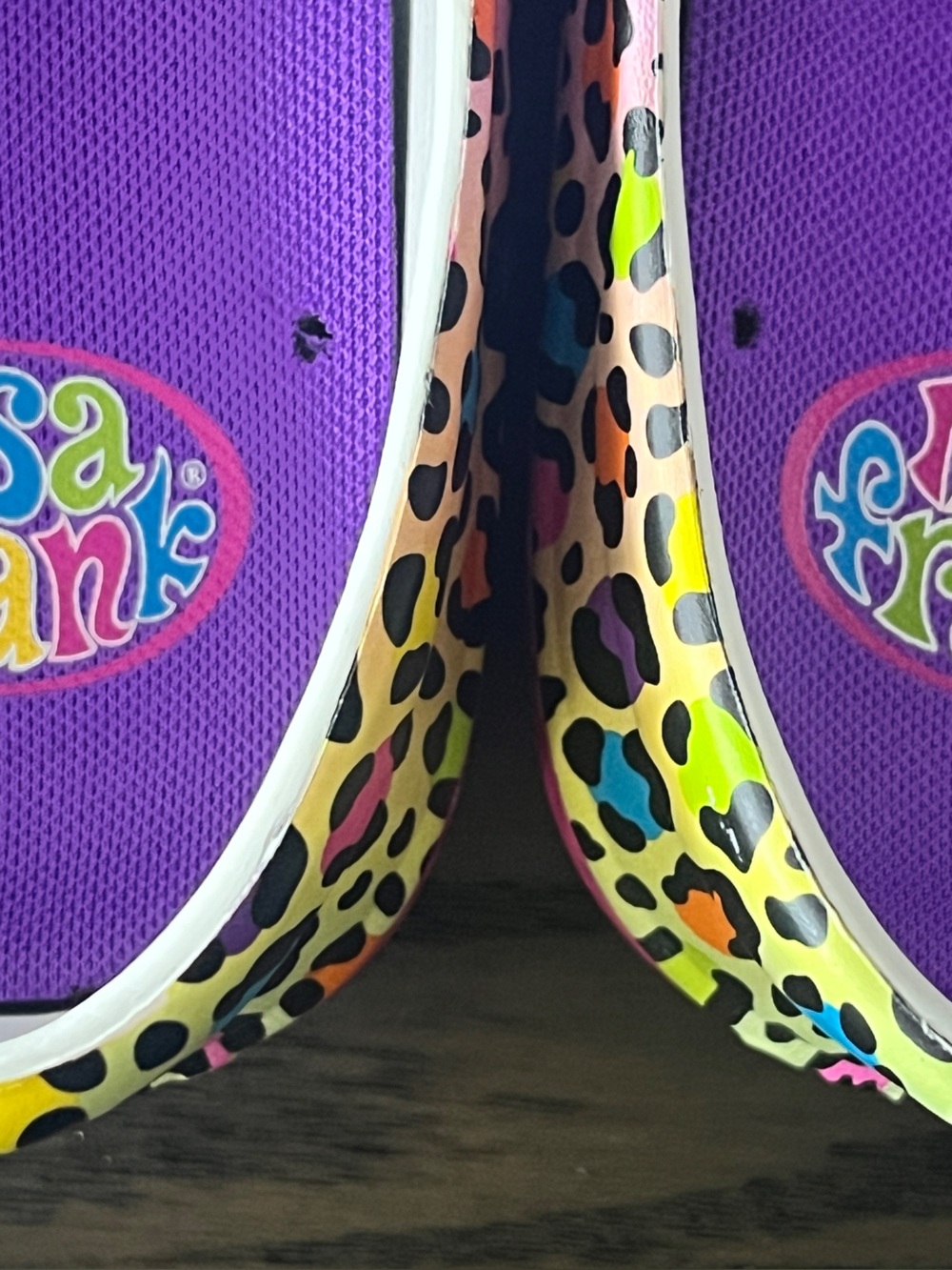 CROCS X LISA FRANK Cheetah/Leopard Print Clogs - Picture 3 of 5